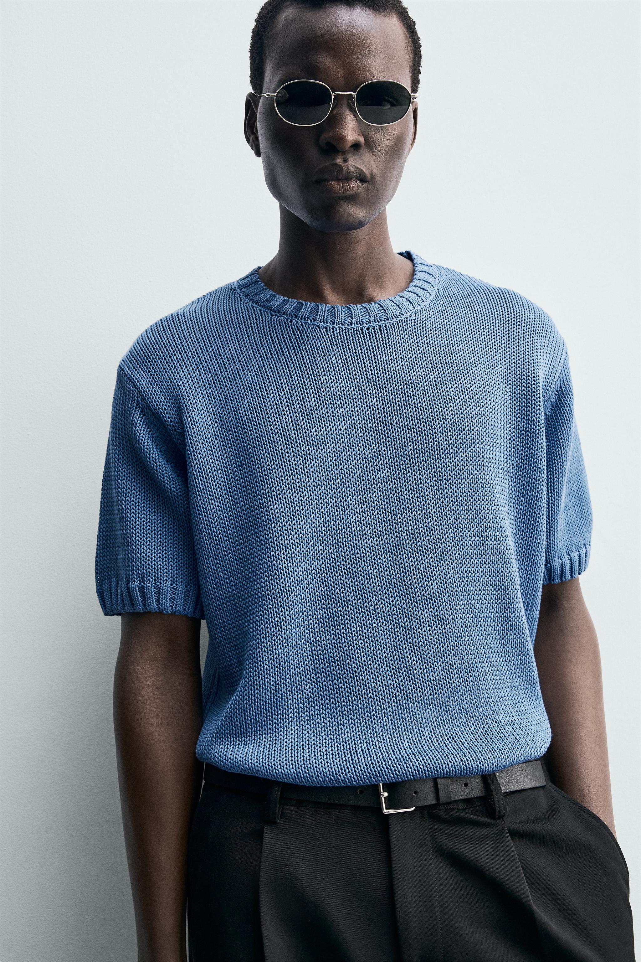 T-SHIRT EN MAILLE COUPE RELAXED